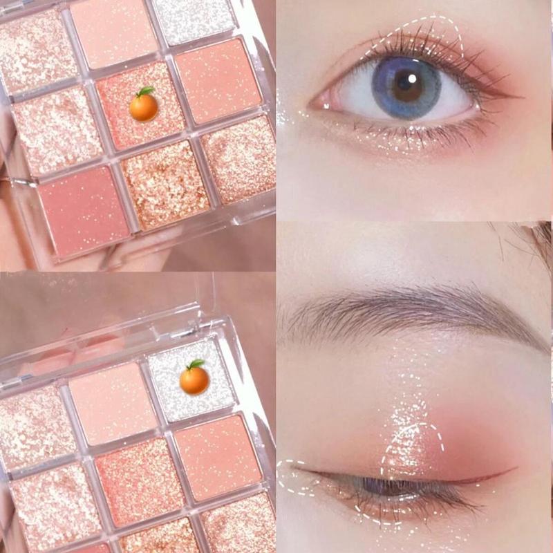 Bảng phấn mắt, 9 sắc thái đất cho người mới bắt đầu, không thấm nước lâu trôi