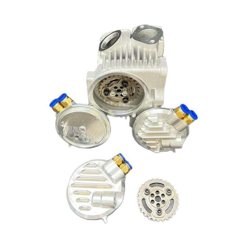 Nắp Tròn Wave - Dream CNC Thiết Kế Tích Hợp Phe Chặn Cam Bẫy Nhớt Thông Hơi Máy - Cảm Biến Nhiệt Độ cho FI, Xăng Cơ Phụ Kiện Phụ Tùng