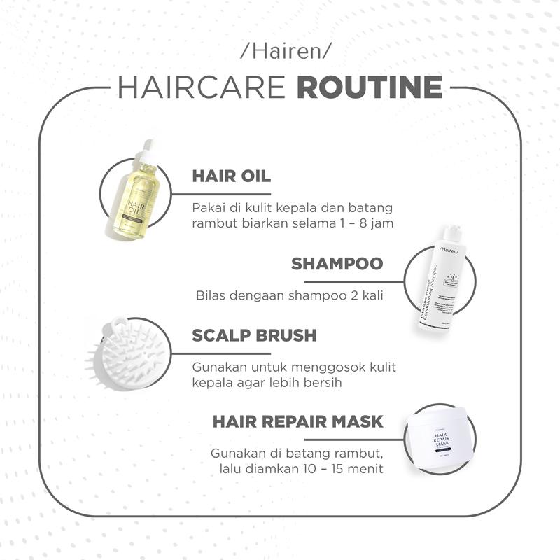 [FREE GIFT] Hairen Hair Repair Mask + Intensive Repair Conditioning Shampoo 4