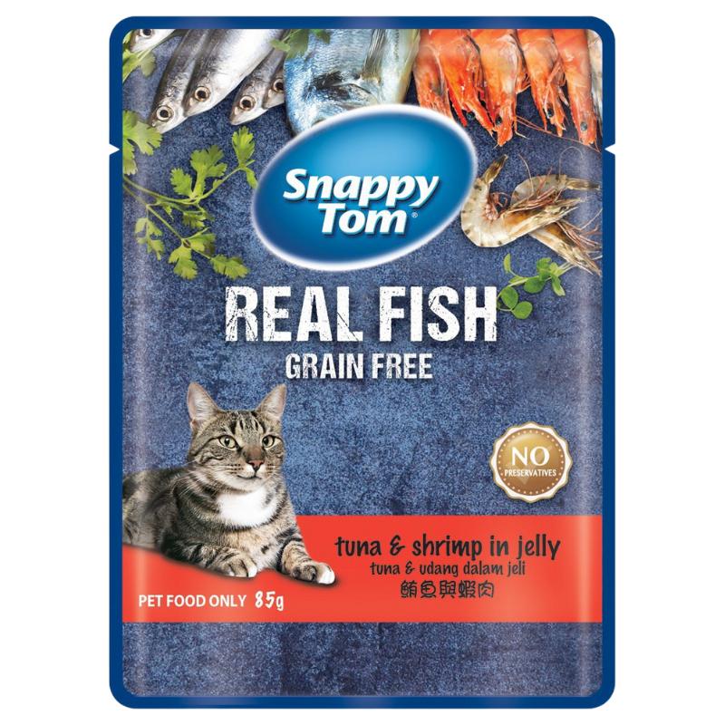 Pate Mèo Snappy Tom Real Fish Nhiều Vị 85g 3