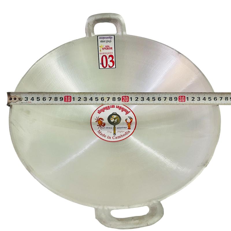 Chảo Gang Thái Đúc Nguyên Khối - Số 3 Size 36cm - Chảo Thái chảo  ngang