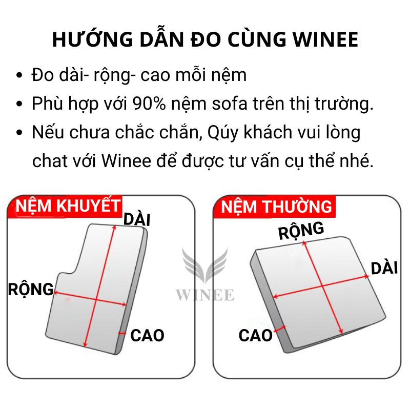 Bọc đệm sofa bọc nệm, gối tựa sofa chống xô lệch vải nỉ caro dày dặn mềm mịn 3