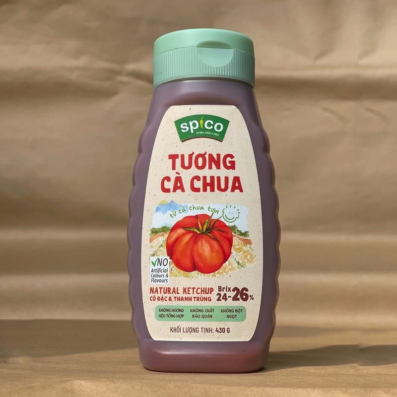  Tương Cà Chua Đặc SPICO 430gram Brix 26 Tự nhiên Không chất bảo quản Healthy 
