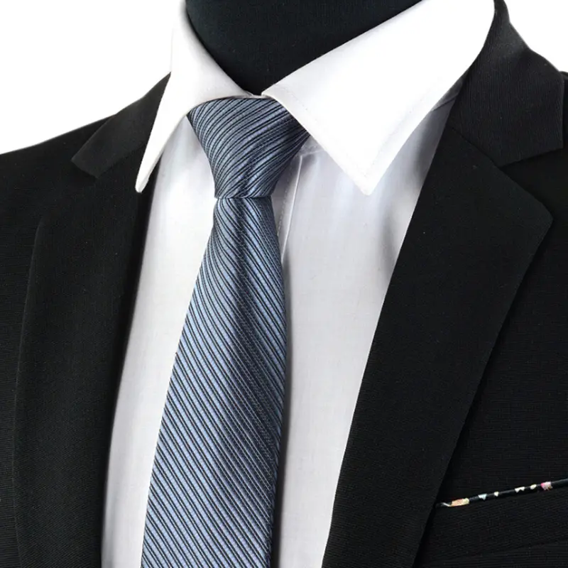 Cà Vạt Sọc Cổ Điển, Dệt Jacquard, Chất Liệu Lụa, Dành Cho Bộ Com Lê Nam, Cà Vạt, Cà Vạt, Thời Trang Mới 2
