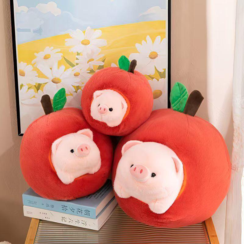Gấu Bông Heo Táo 2in1 (35/45/55cm) - Lông Mịn An Toàn, Đồ Chơi Cao Cấp, Quà Tặng Dễ Thương Cho Mọi Lứa Tuổi 9