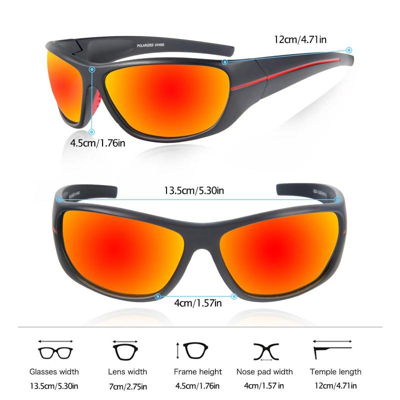 Product Introduction of Outdoor Sports Sunglasses, UV Protection Polarized Sunglasses, Sports Eyewear for Camping Hiking Fishing Climbing, Travel Accessories for Men & Women 15