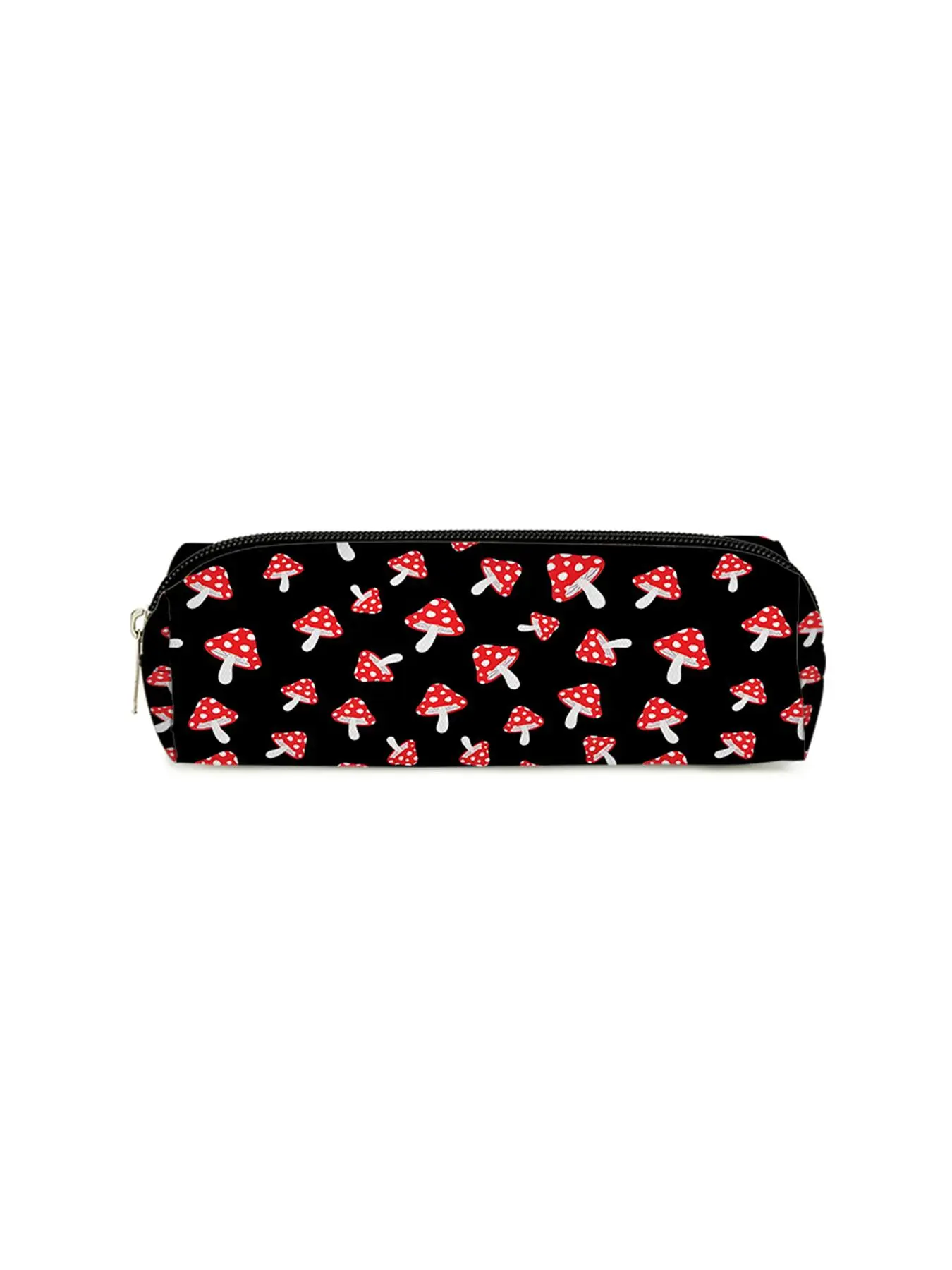 Mushroom Pattern Makeup Bag, Casual Versatile Zipper Makeup Bag, Cosmetic Storage Bag, Makeup Organizer Pouch for Women & Girls