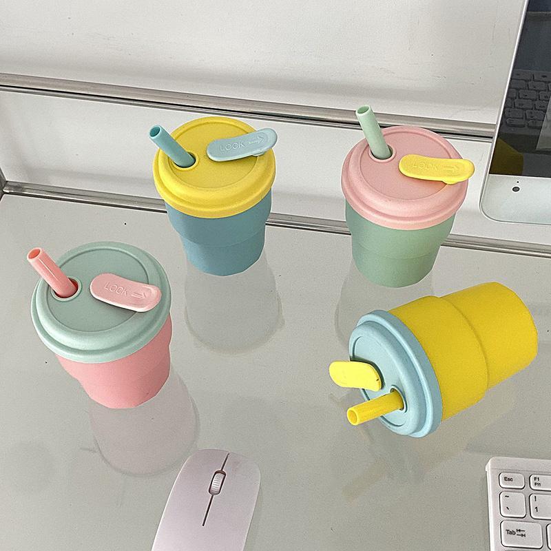 Full plastic cup water cup portable sealed creative hand cup ins fashion gift logo plastic cup 2