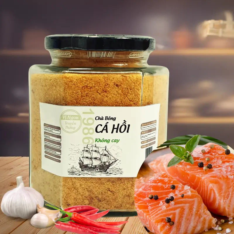 Chà bông cá hồi vị cay ngon khó cưỡng 1