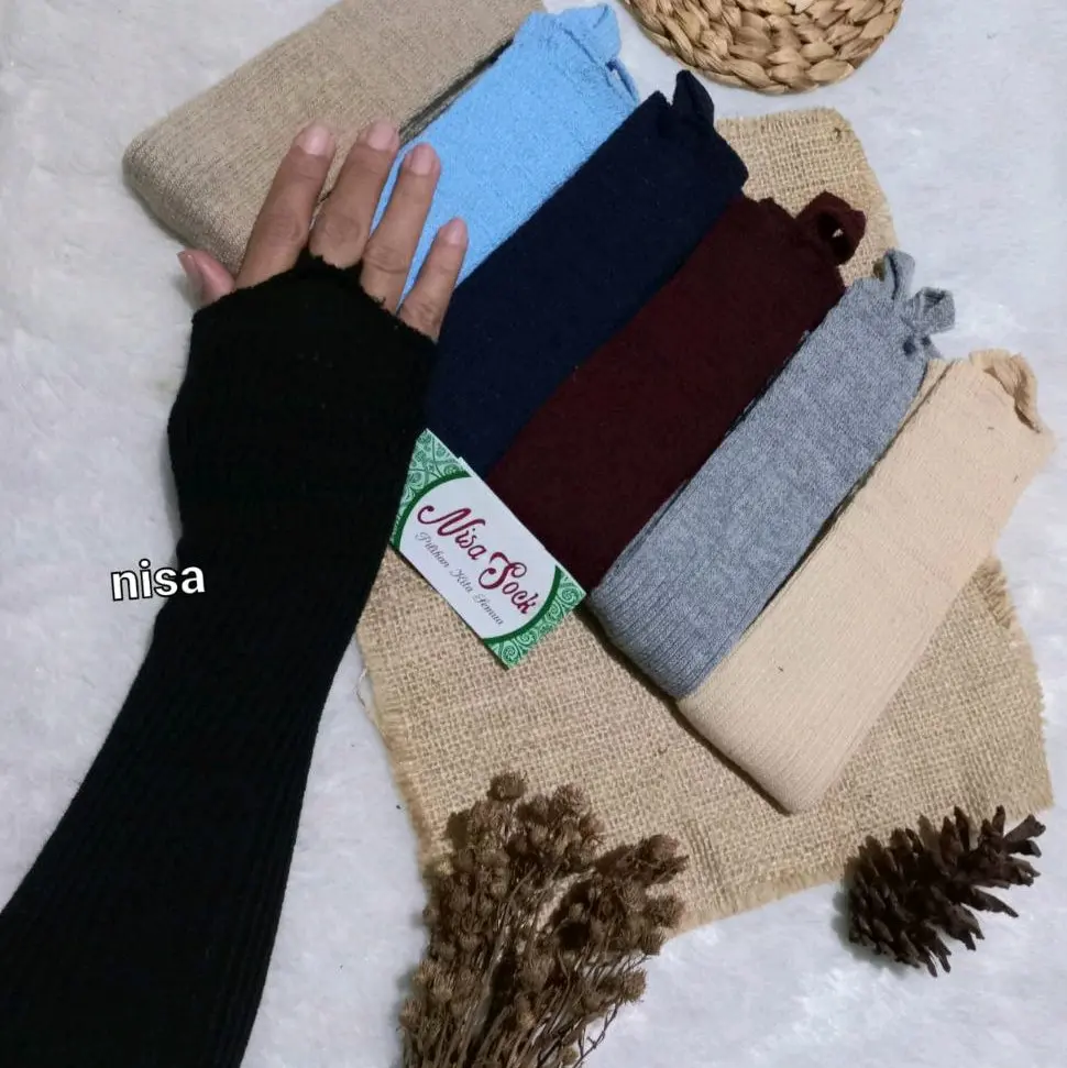 Handsock/sarung tangan/handsock rajut Handsock Sarung Tangan Muslim