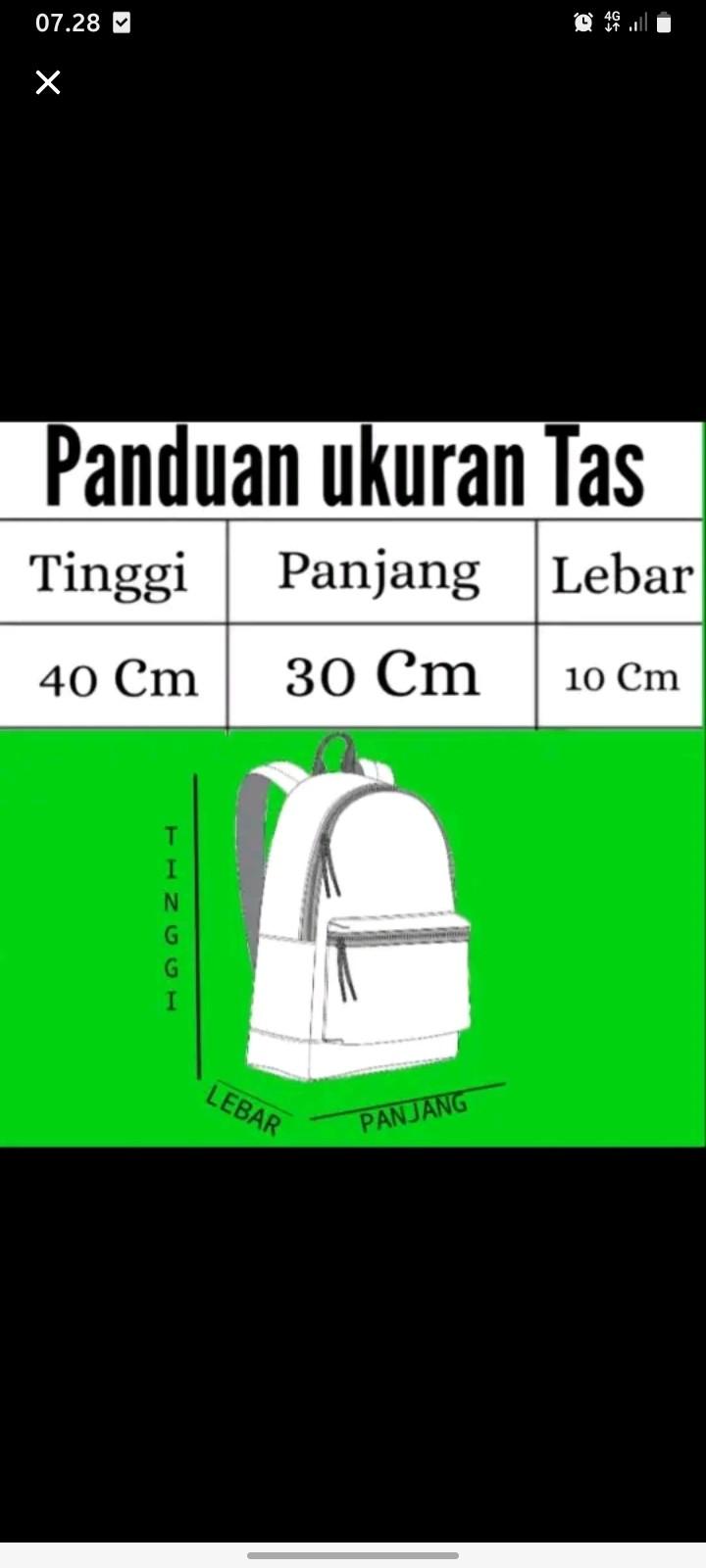 Product Introduction of Tas ransel backpack / gendong metal edition terbaru tas pria wanita segala usia warna hitam Sekolah 0