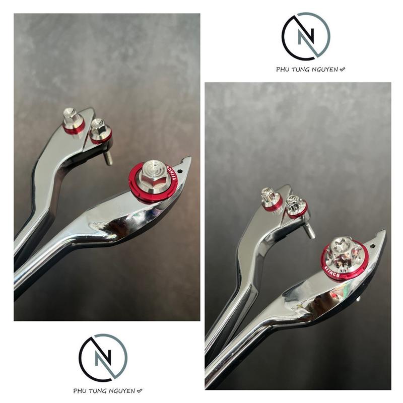  bộ 3 ốc tay thắng Vario tặng long đền đỏ kitaco mẫu Thái và S3 Inox Phụ Tùng 