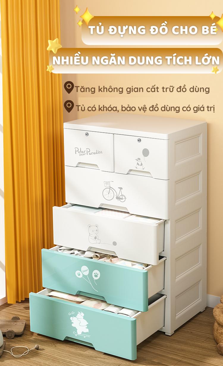 Product Introduction of [ĐA KHO] Tủ Quần Áo Nhựa Nhiều Ngăn Có Bánh Xe ,Tủ Nhựa Cho Bé Pakey Mẫu Mới Nhất 2024 25