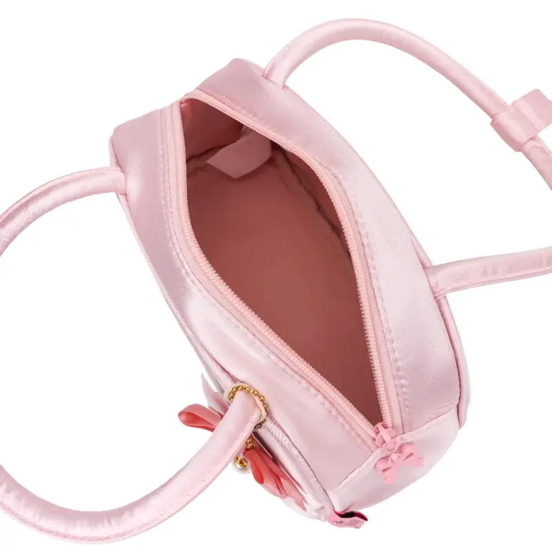 【OHSOME x Disney】- Egradable Marie Cat Disney Series Bowling Hand Bag Tas Tangan Wanita Warna Pink 3