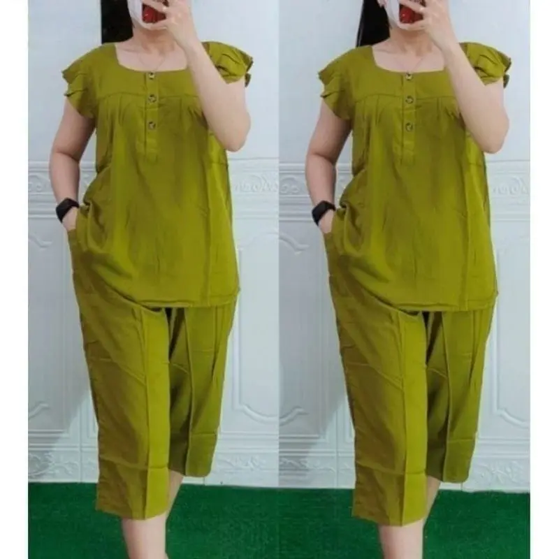 SETELAN RAYON PREMIUM SETELAN RAYON BANGKO Bisa Dicuci Dengan Mesin Katun
