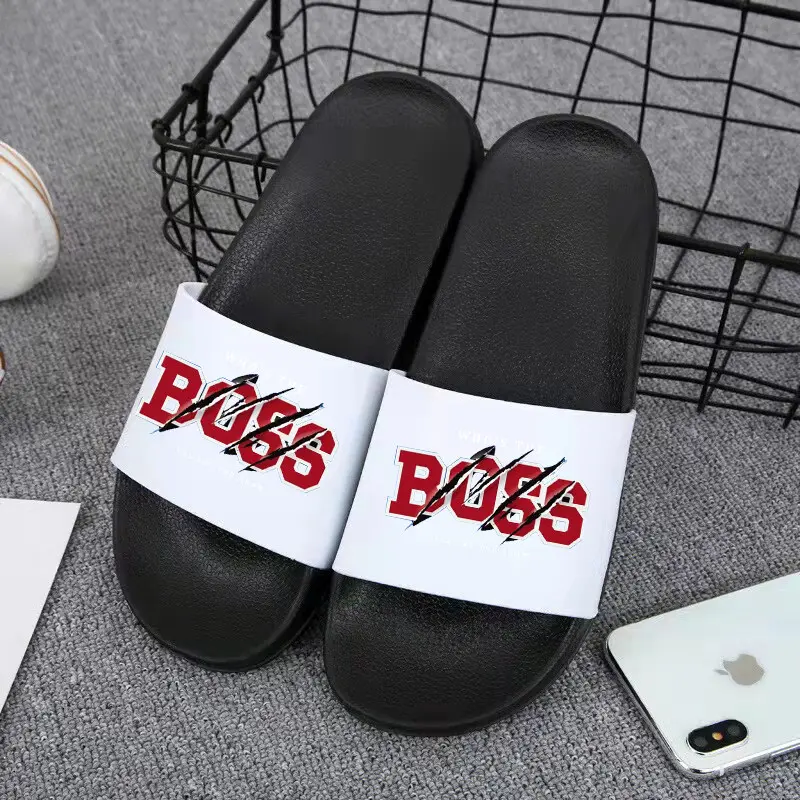 COD ❤️ส่งจากไทย!!!❤️Fashion home slippersรองเท้าแตะแฟชัน ใส่ได้ทั้งผู้ชาย ผู้หญิง