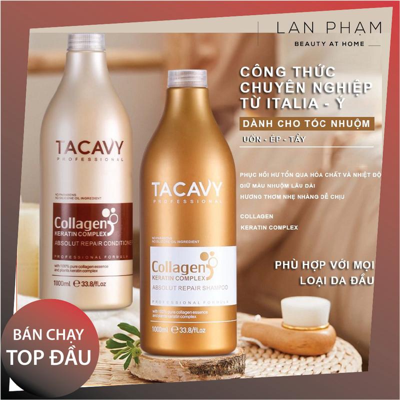 [ XẢ KHO THANH LÝ ] KEM XẢ TACAVY 500ml - Chuyên dành cho tóc nhuộm - uốn - ép - tẩy. Mật Ong Chăm Sóc Tóc Nữ Women
