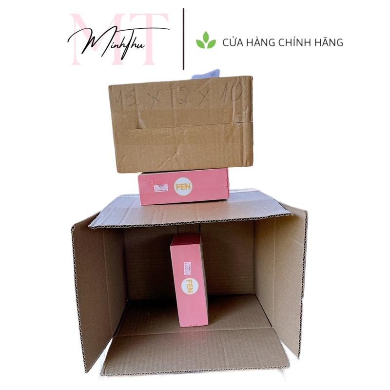(MÃ 5) HỘP GIẤY FEN / SIZE 1-5 HỘP / HỘP GIẤY BẢO VỆ SP MÀU HỒNG ĐÀO 2