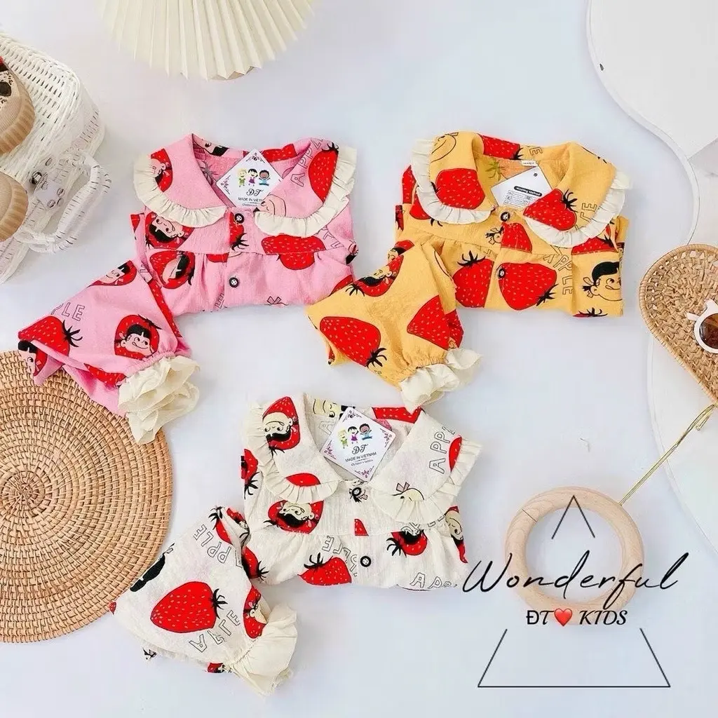 Bộ pijama ở nhà cho bé gái từ 6-18kg