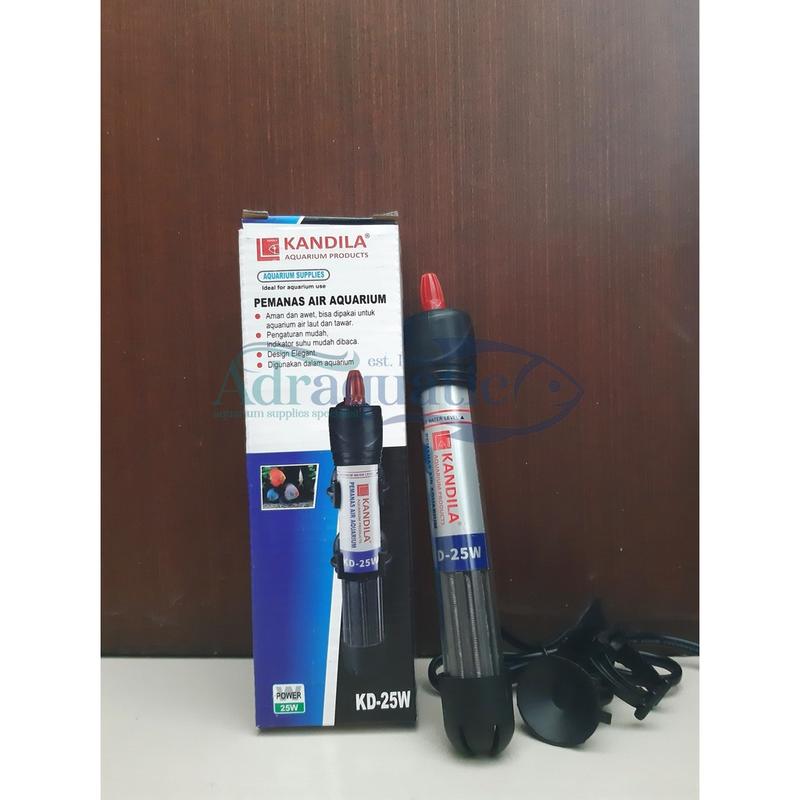KANDILA KD-25W HEATER PEMANAS AIR AQUARIUM PENGHANGAT 1