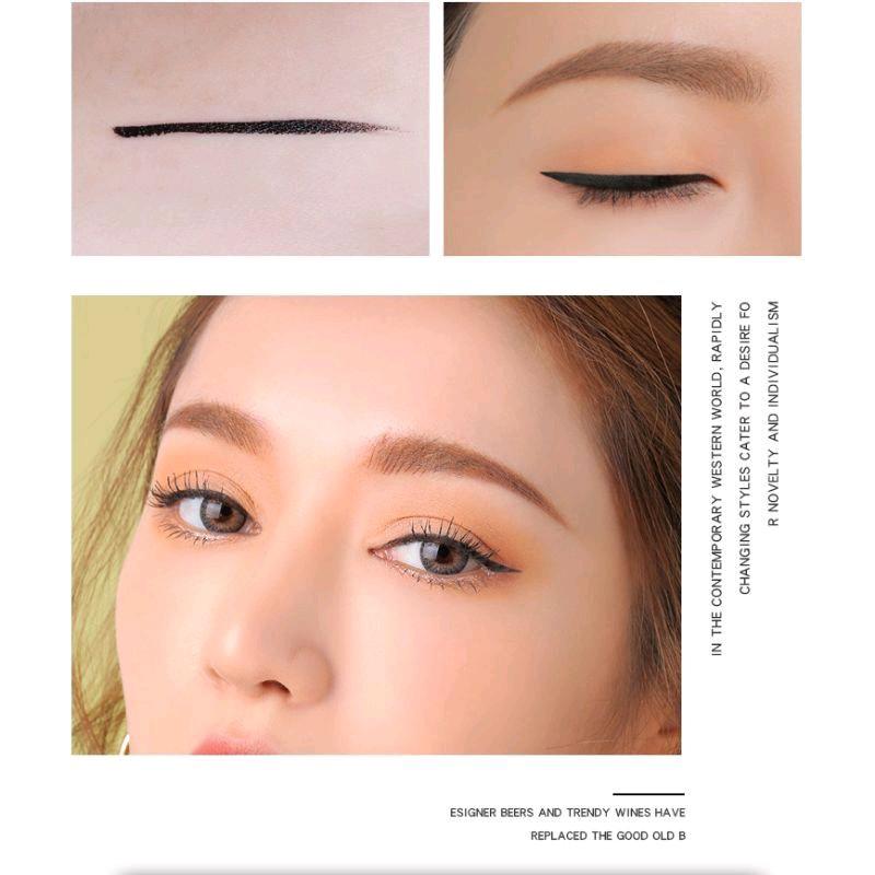 Eyeliner waterproof Tahan lama Hitam 3