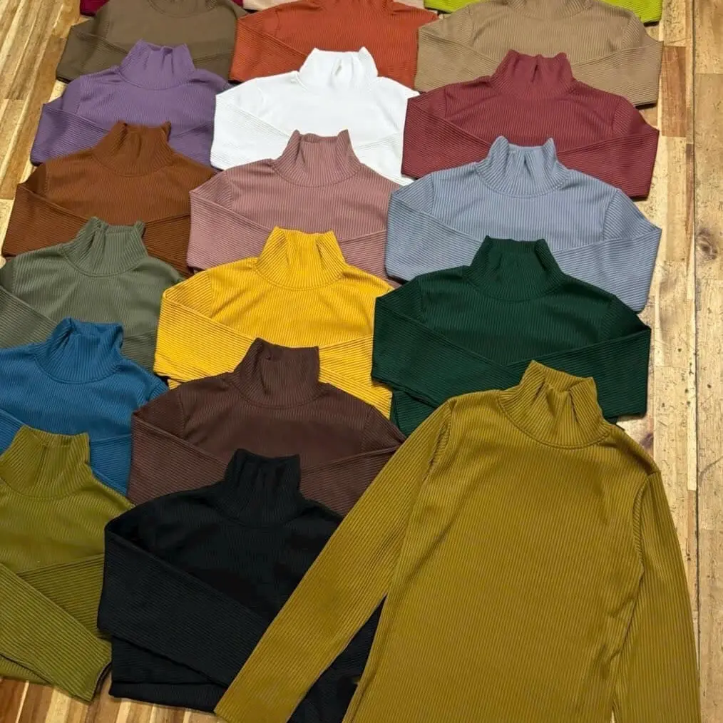 ÁO CỔ LỌ Ủ KEM ( SIZE 3) GÂN TÀU CỔ 7P (SIZE 3)