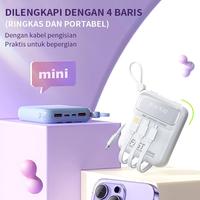 Gambar MOYATU Mini Power Bank 20000mAh Biru LED 4 Port Output Fast Charging Tampilan Kapasitas Digital Portable Flight Friendly Powerbank Plastik - Biru dari MOYATU_NEW Kota Tangerang 2 Tokopedia