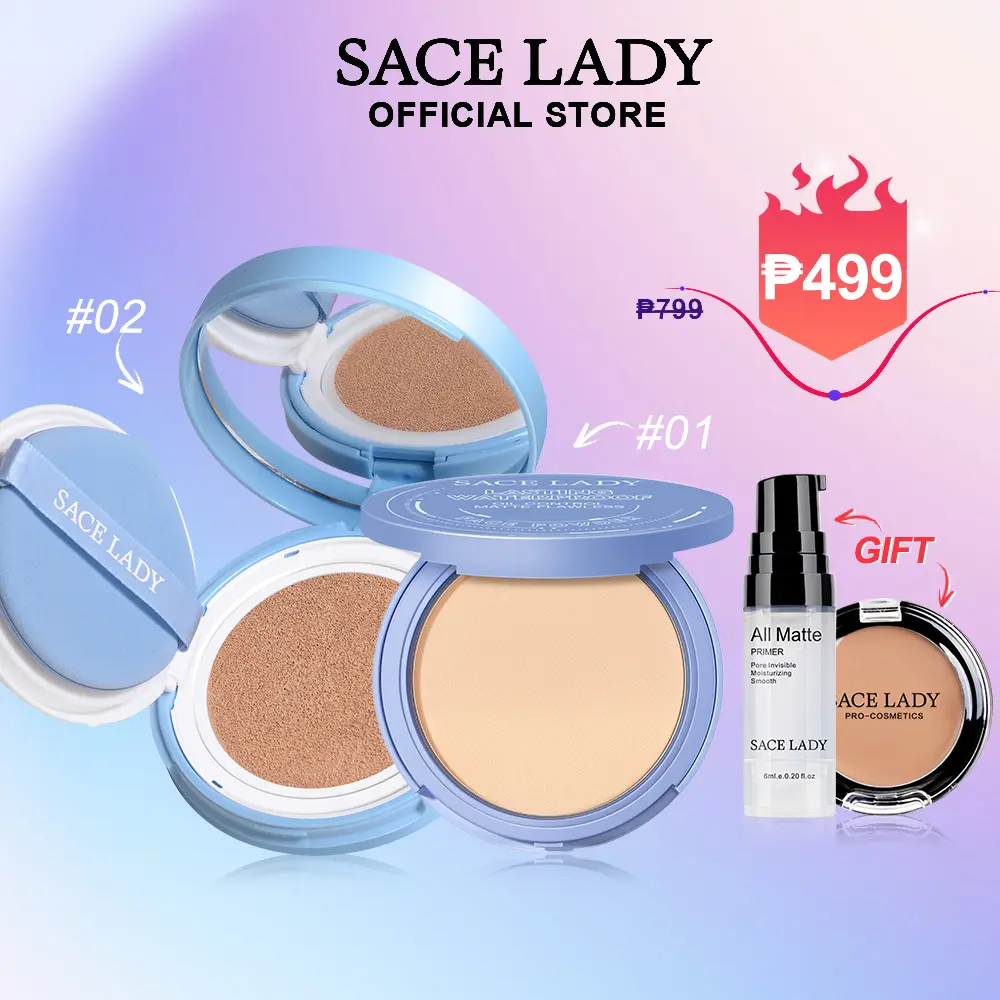 [COD] SET 1 - Face Powder and Cushion Combo Makeup Cosmetic