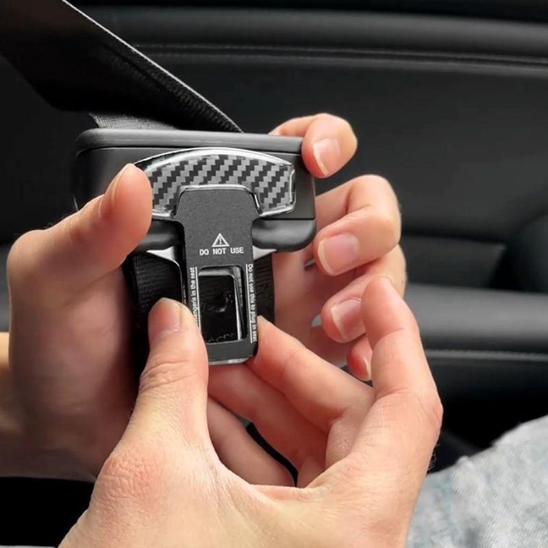 Car Seat Belt Buckle, Car Seat Belt Clip, Car Interior Accessories for Men & Women, Universal Car Interior Decoration Accessories 2