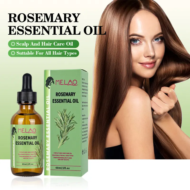Rosemary Hair Essential Oil, Nourishes the Scalp & Strengthens Hair, Hair Treatment Suitable for All Hair Types, Hair Oil Hair Mask Hair Care Hair Products Rosemary Oil Serum