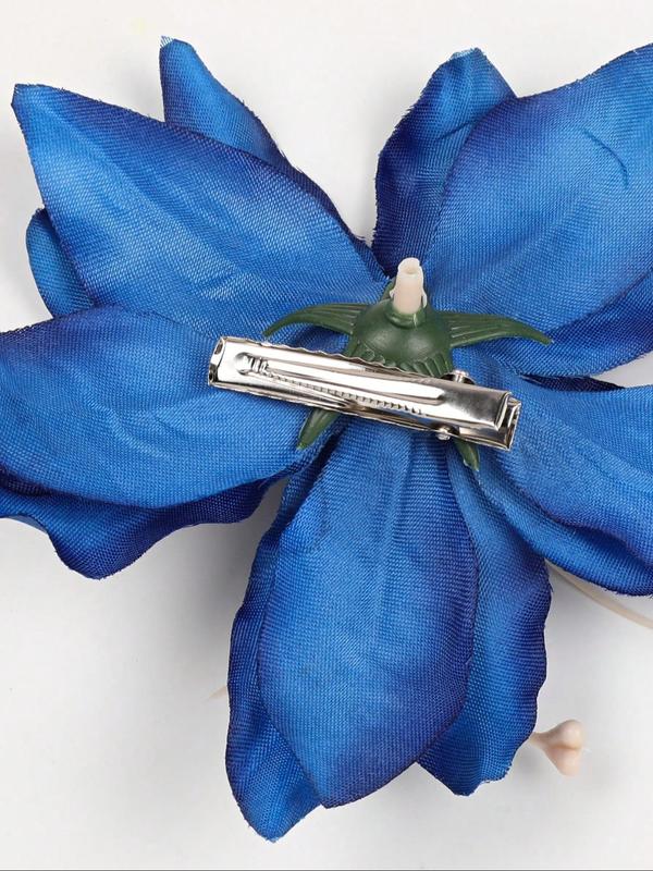 Vintage Flower Design Hair Clips, Elegant Hair Accessories for Women & Girls, Minimalist Headwear Suitable for Thick Hair 4