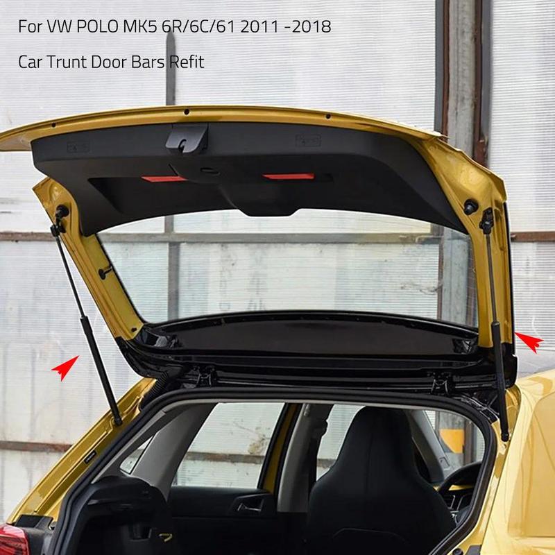 2pcs Rear Door Strut Bars Hydraulic Rod 6RD827550A for VW POLO MK5 6R/6C/61 2011 2012 2013 2014 2015 2016 2017 2018 1