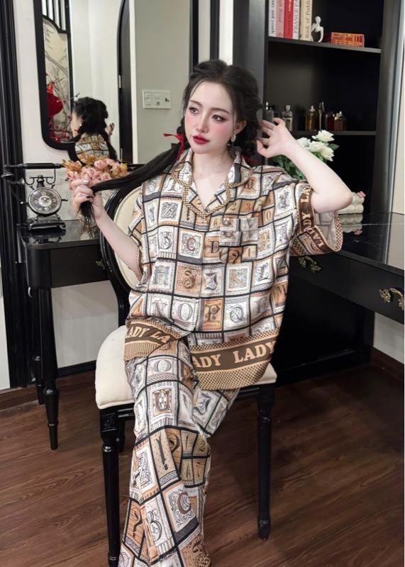 Product Introduction of Đồ Bộ Nữ Pijama Cánh Dơi Lady _ Size 45_68kg. Chất Vải Lụa Latin Mềm Mát . Quần Dài 95cm Có Túi 13