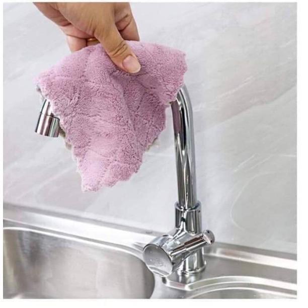 Khăn lau dầu vệ sinh bếp, đồ dùng đa năng, khăn lau tay nhà bếp khăn lau siêu thấm hút 2 mặt tiện lợi Làm Sạch 2