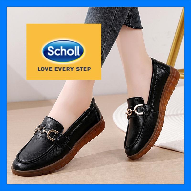 scholl women shoes Women's scholl casual leather shoes scholl ladies shoes Boat Shoes Loafers Shoes 3