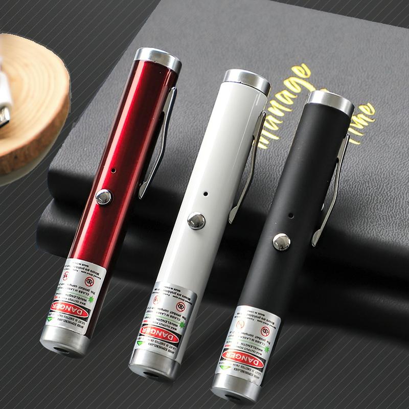 Bút Chỉ Trình Chiếu Tia Laser Vỏ Kim Loại Màu Đỏ Xanh Lá