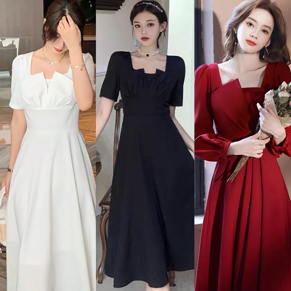 Thời trang bigsize set váy đầm dự tiệc dễ thương Nữ Cotton Dress Women - A.1086