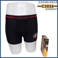 Gambar Casablanca C2026 Celana Dalam Boxer Pria Dewasa Isi 2 Sport 100% Spandex Rayon Model Segi Empat dari CasablancaWear Kota Administrasi Jakarta Barat 2 Tokopedia