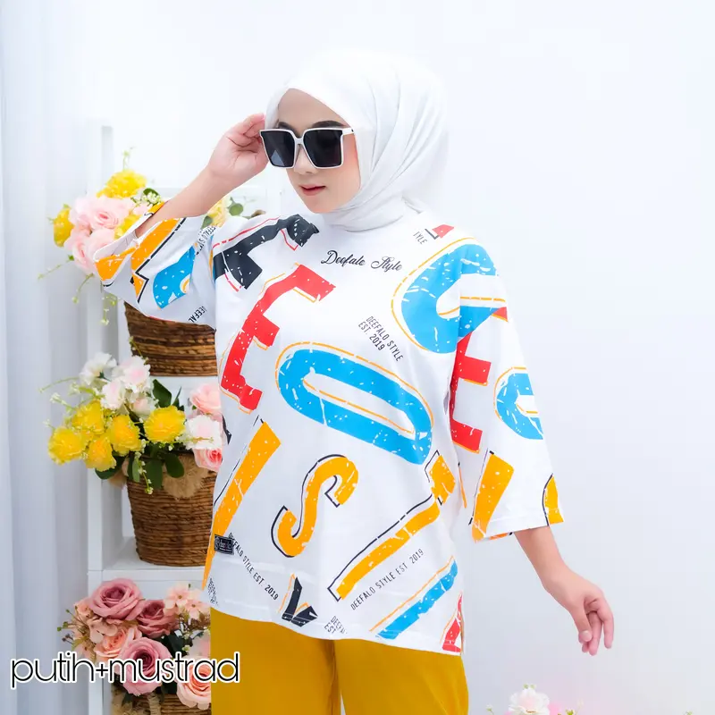 [JUMBO TERBARU] SETELAN WANITA VIRAL BAHAN KAOS COMBAD ONE SET KEKINIAN 2023 BY DEEFALO 6