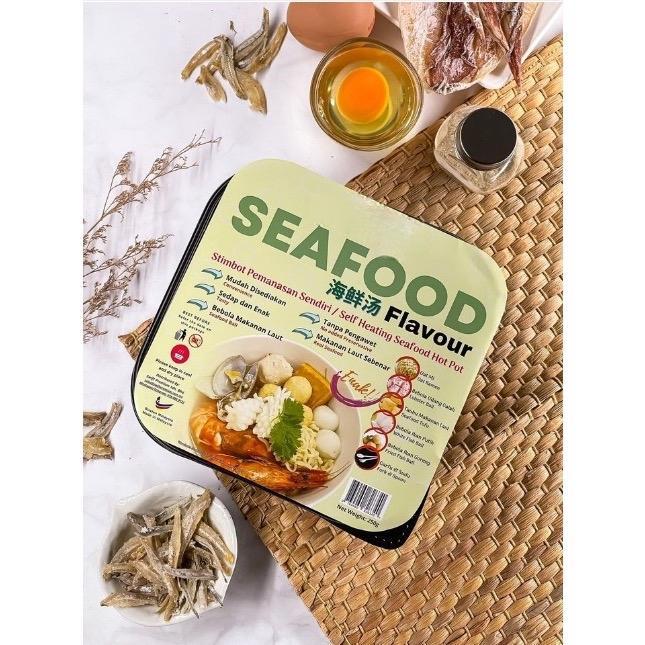 Product Introduction of Self Heating Hot Pot 250g| Tom Yum Curry Seafood Instant live  selling  china  noodles 8