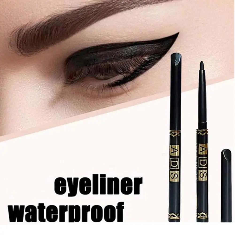 Waterproof Long Lasting Eyeliner Pencil Black And Coffee Easy To Wear Eyeliner Pen For Women Eye Makeup
