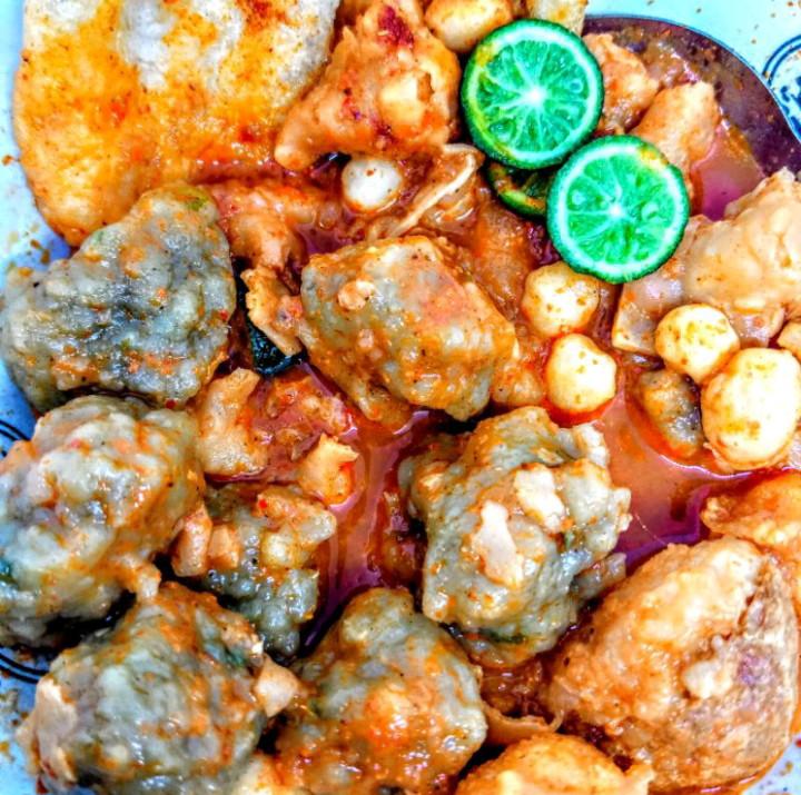 JDM Food Baso Mix Tulang Rangu Pedas - Baso Aci Instan Food - Bawang, Makanan Ayam Seblak Kuah 2