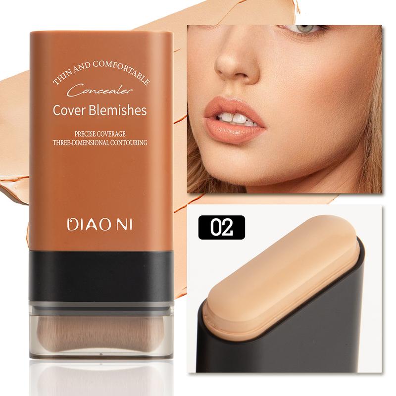 Product Introduction of Beauty Eraser Foundation Stick with Brush Hydrating Light Concealer Foundation 6