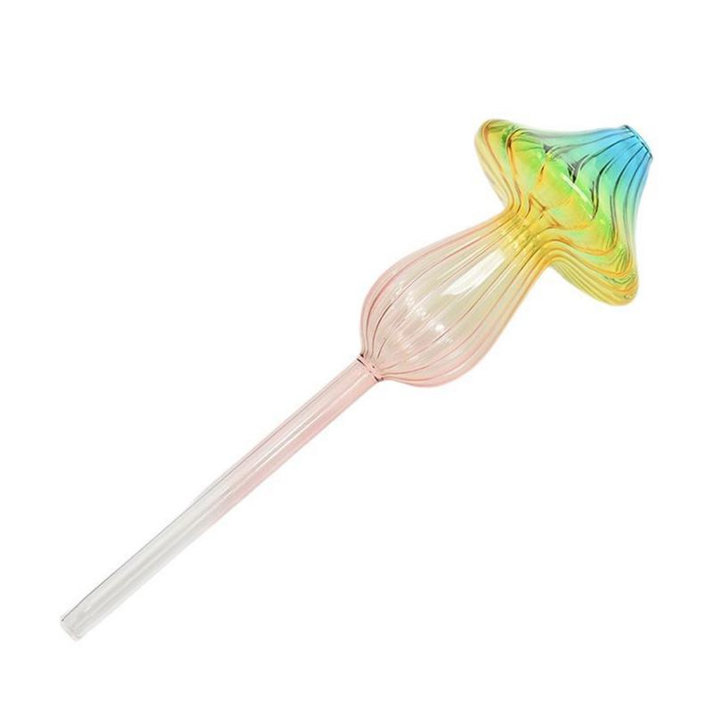 wnnerke- Self-watering Plant Waterer Exquisite Flower Waterer Self-watering Mushroom Plant Bulb for Indoor  Outdoor Plants Clear Gradient Color Easy Watering Solution 3