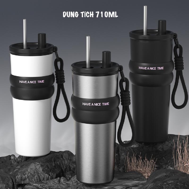 Product Introduction of Ly giữ nhiệt Tracy Home, ly nước, bình giữ nhiệt dung tích 710ml bằng inox 316 an toàn 3