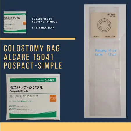 Colostomy Bag Alcare 15041 Pospact Simple | Kantong Kolostomi