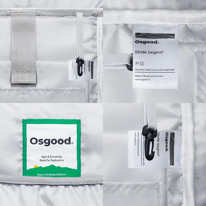 Osgood - Maps Tas Jinjing Laptop Backpack Tote Bag - Dust Yellow 7