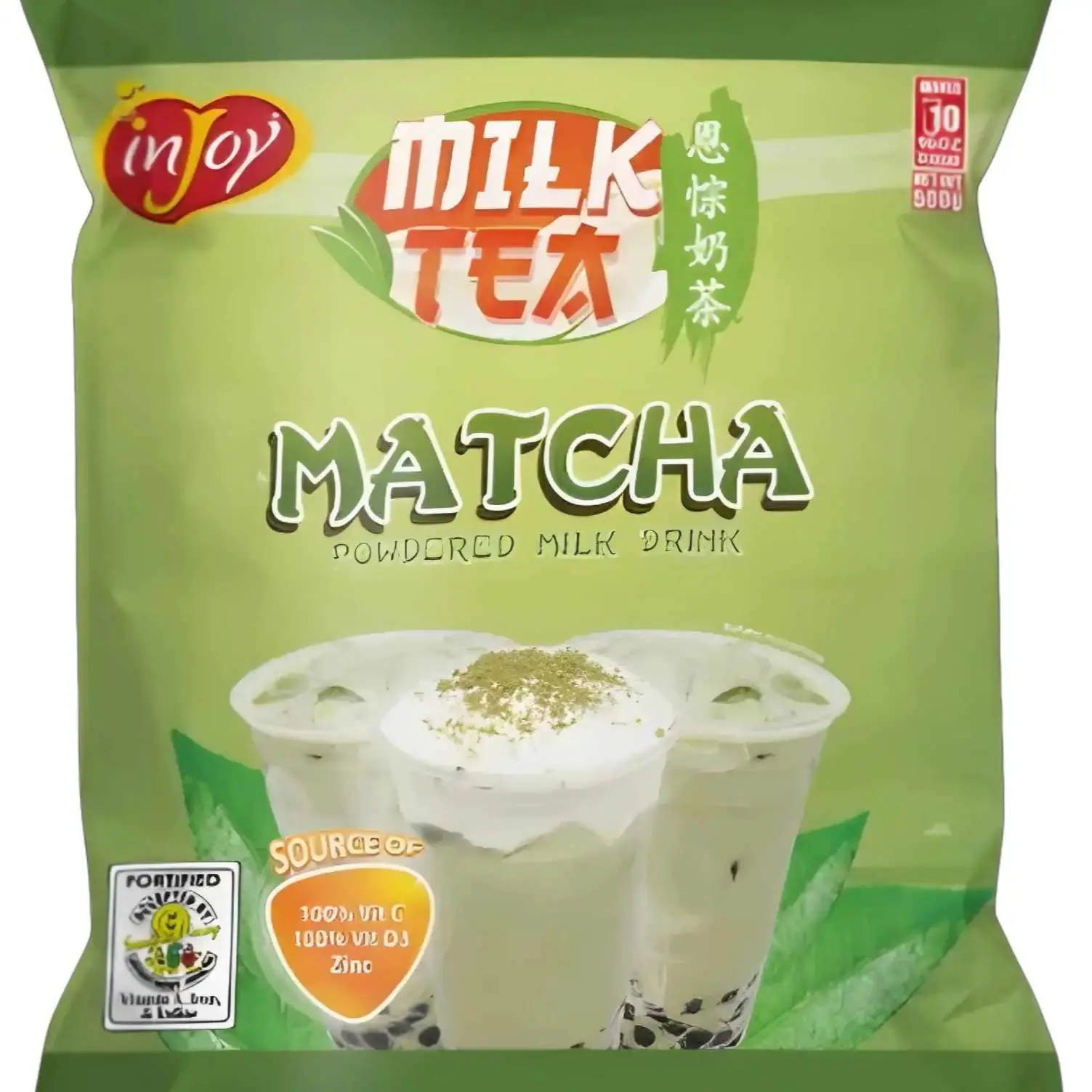 INJOY MILKTEA MATCHA POWDERED MILK DRINK - TikTok Shop Philippines