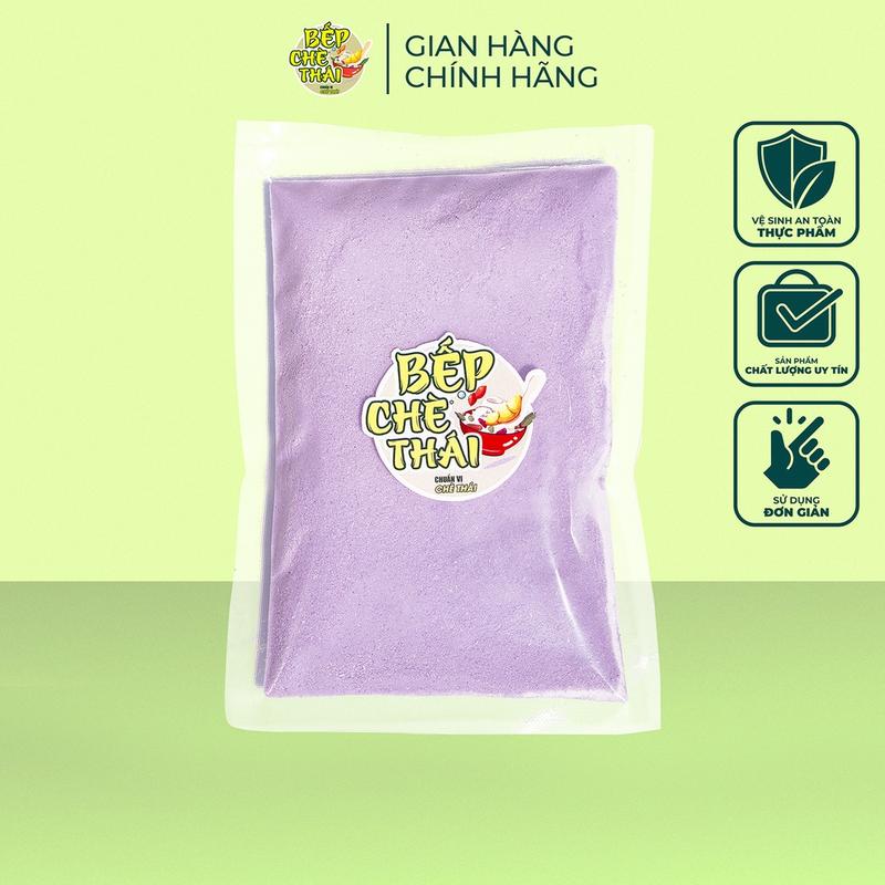 Bột trà sữa khoai môn tím thơm ngon đậm vị - túi 100gr - Bếp Chè Thái