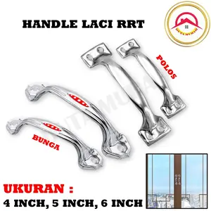 TARIKAN LACI RRT Polos dan Bunga / Handle Pintu Lemari / Handle Tarikan Pintu / Handle Laci / TARIKAN PINTU MURAH